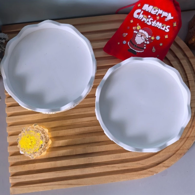 Flexible Snowflake Christmas Mold Nonstick Silicone Tray for Resin Crafts