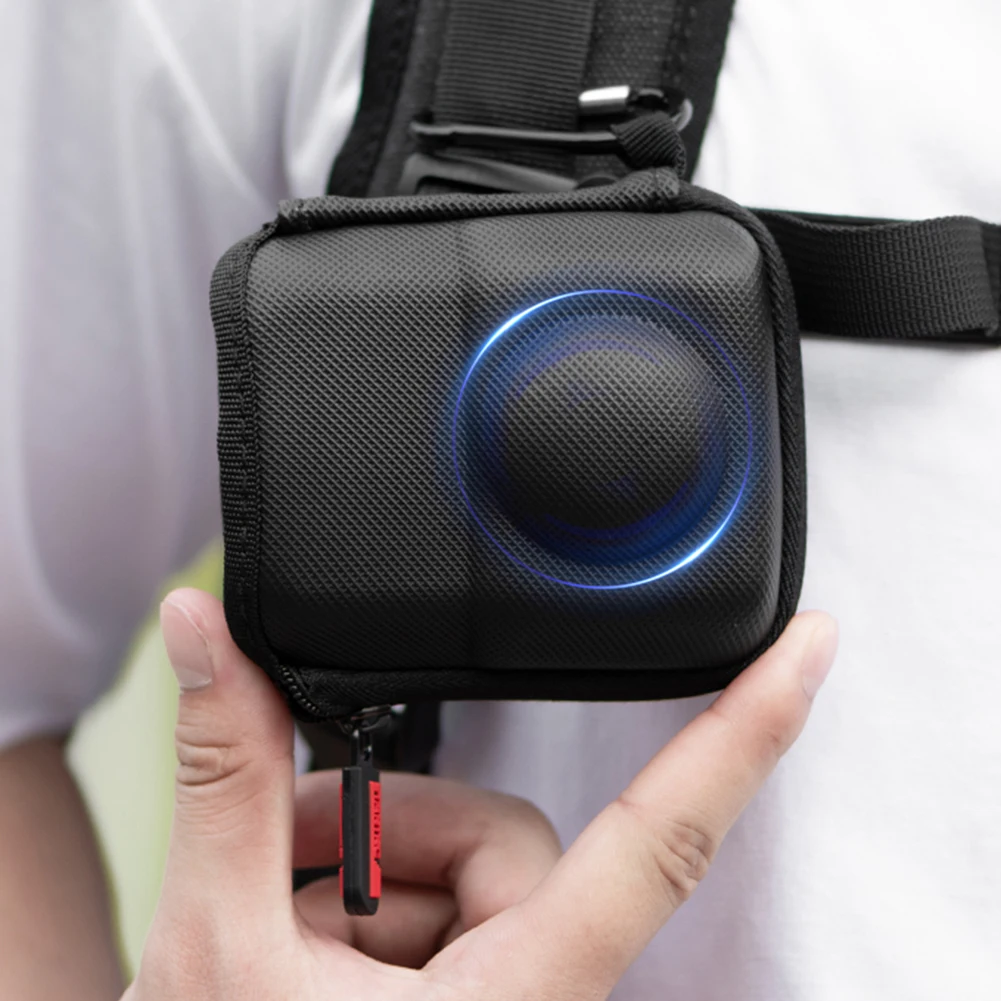 حقيبة يد صغيرة لـ DJI Osmo 360 حقيبة حمل PU حقيبة واقية مضادة للخدش حقيبة تخزين الكاميرا الصغيرة لملحقات DJI Osmo 360