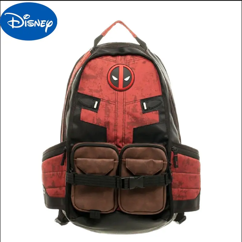 MINISO Disney Marvel New Deadpool tornister Avengers sojusz żelazny plecak męski plecak szkolny plecak damski męski