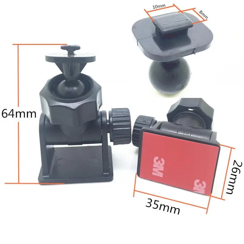 Small 360 Degree Rotating Car Holder Car Driving Recorder Bracket Sport DV Camera Mount DVR Holder