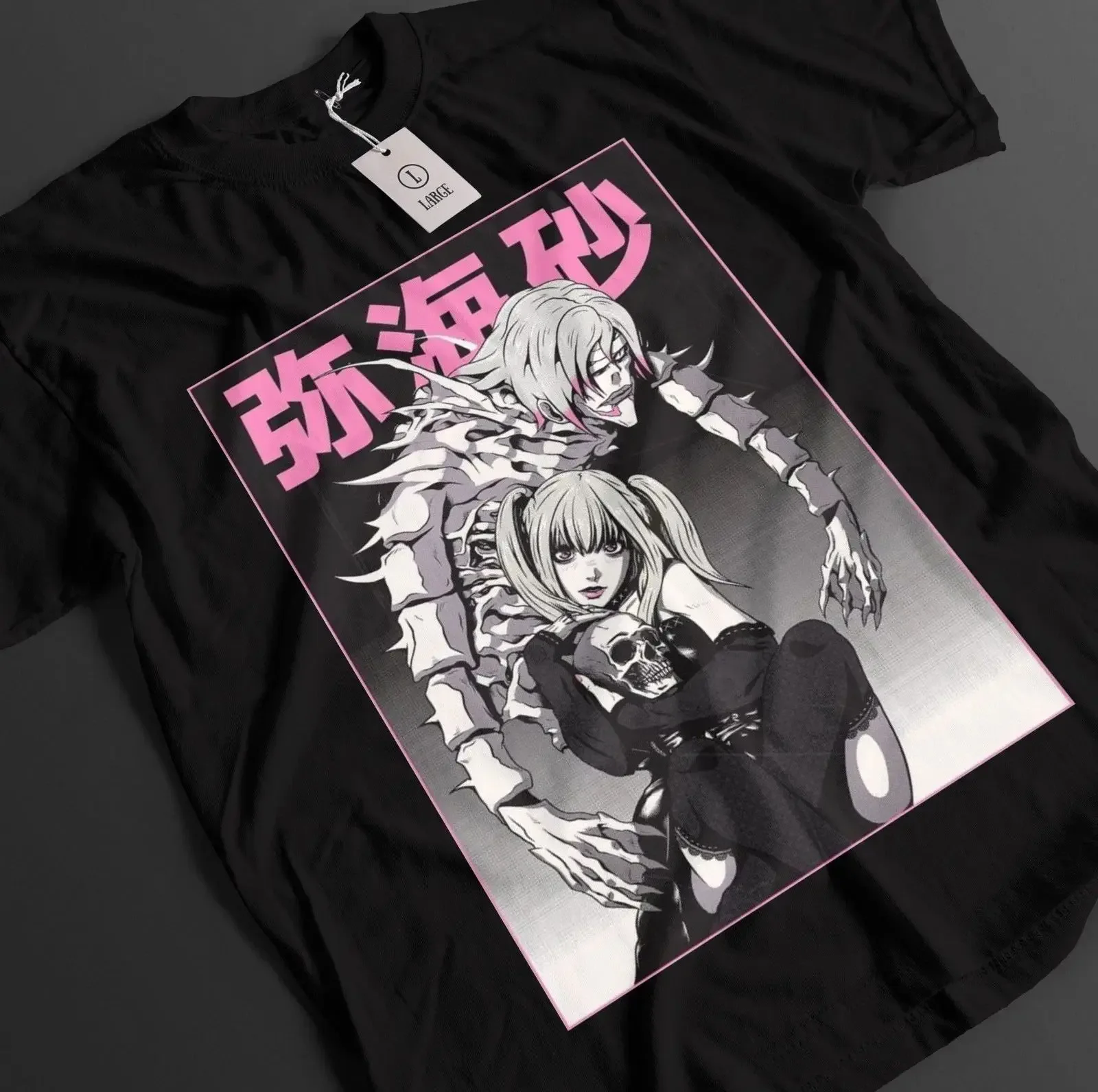 Death Note Anime T-shirts Classic Vintage Anime T-shirts Y2k Graphic Printed Casual Short-sleeved Retro Pattern T-shirts Unisex