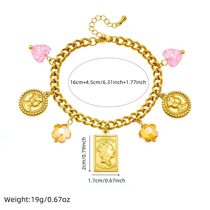 LENNIK อเนกประสงค์ Retro แฟชั่นผีเสื้อภาพสร้อยคอจี้สร้อยข้อมือหรูหรา High-end ชุดเครื่องประดับสแตนเลส