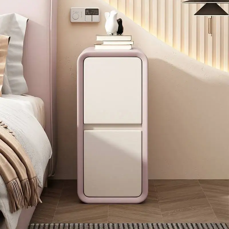 منضدة عصرية بسيطة من الشمال الحد الأدنى منضدة إيطالية حديثة منتصف القرن توفير المساحة أثاث Mesitas De Noche #5