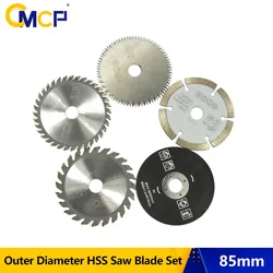 85mm Cutting Tool Saw Blades For Circular Saw HSS Saw Blade Cutting Disc for Tile Cement Plastic Metal Woodworking Tool