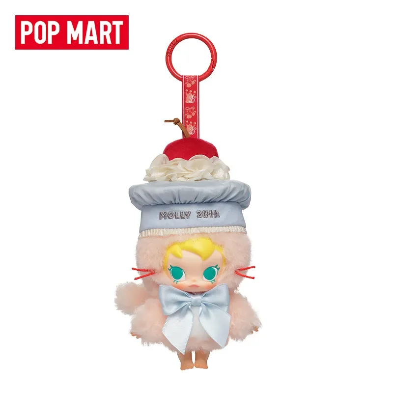 

POPMART Baby Molly 20th Anniversary: Виниловая плюшевая фигурка в блистерной упаковке, таинственная коробка-сюрприз, игрушка-кукла, милая аниме-фигурка