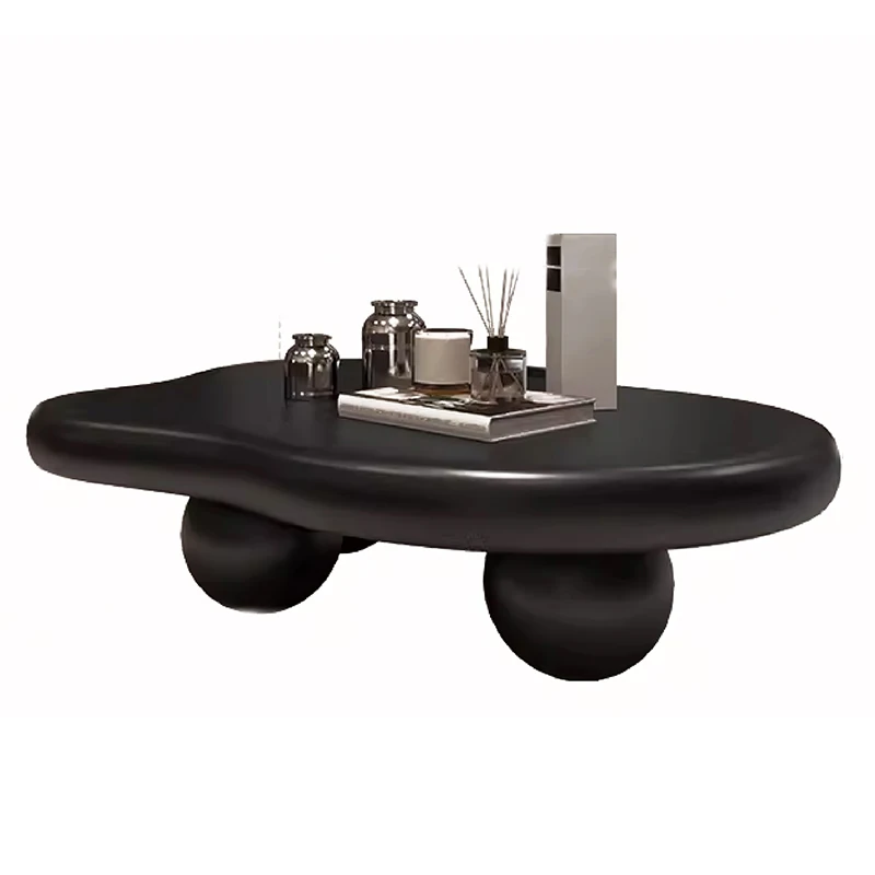 

Light luxury cloud coffee table modern simple designer high-end small apartment irregular special-shaped living room coffee tabl
