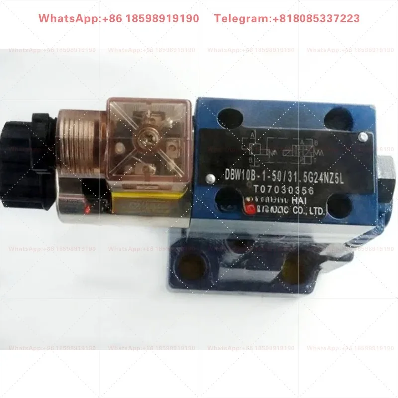 JINHAI Hydraulic DBW10B-1-50/31.5G24NZ5L, DBW10B W220NZ5L, DBW20B DBW30B Pilot Operated Solenoid Pressure Relief Valve