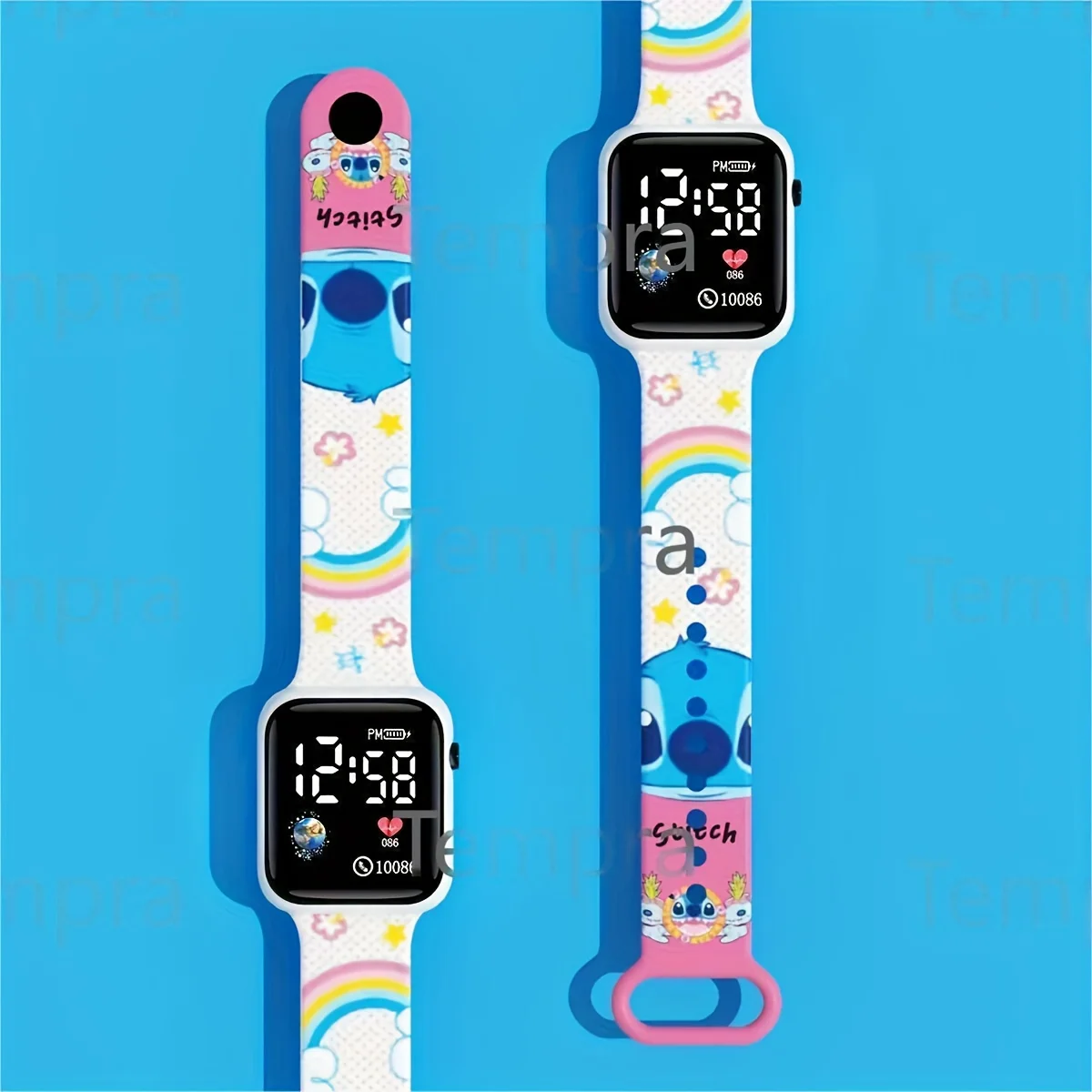 Disney Stitch Touch Screen Watch – Fashionable, Lightweight and Comfortable Wristwatch for Daily Wear or Gift