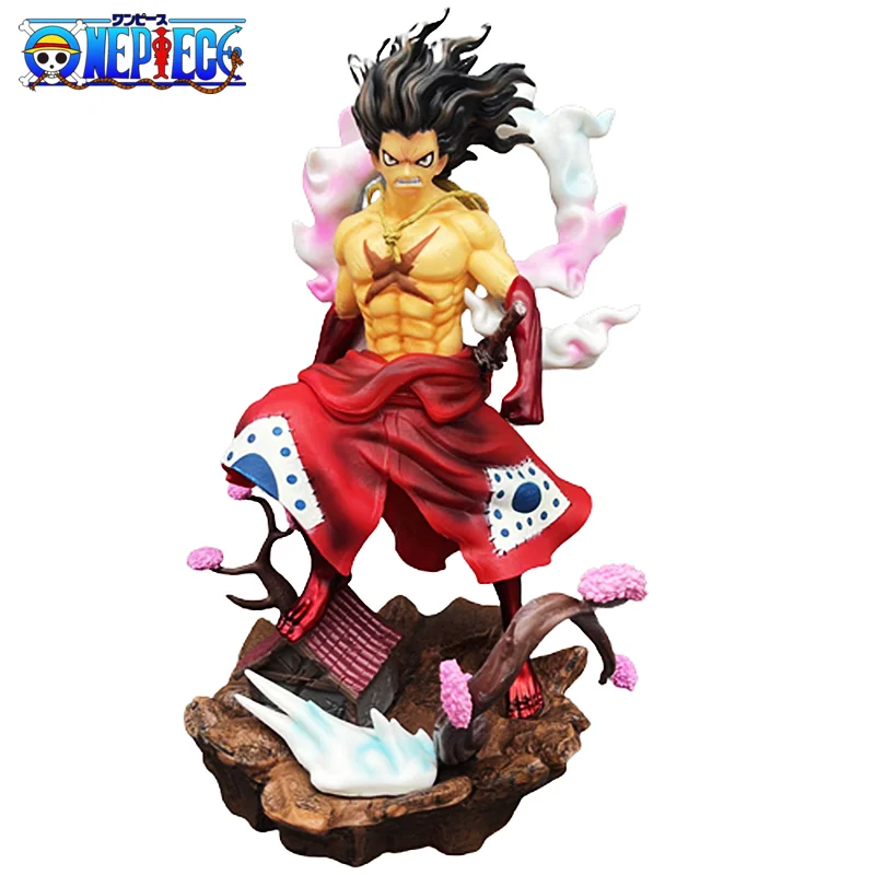 

Wano Country Snake Man Luffy Anime Gk Figure One Piece Straw Hat Kid Kimono Series Model Toys Static Collectible Ornament Gifts