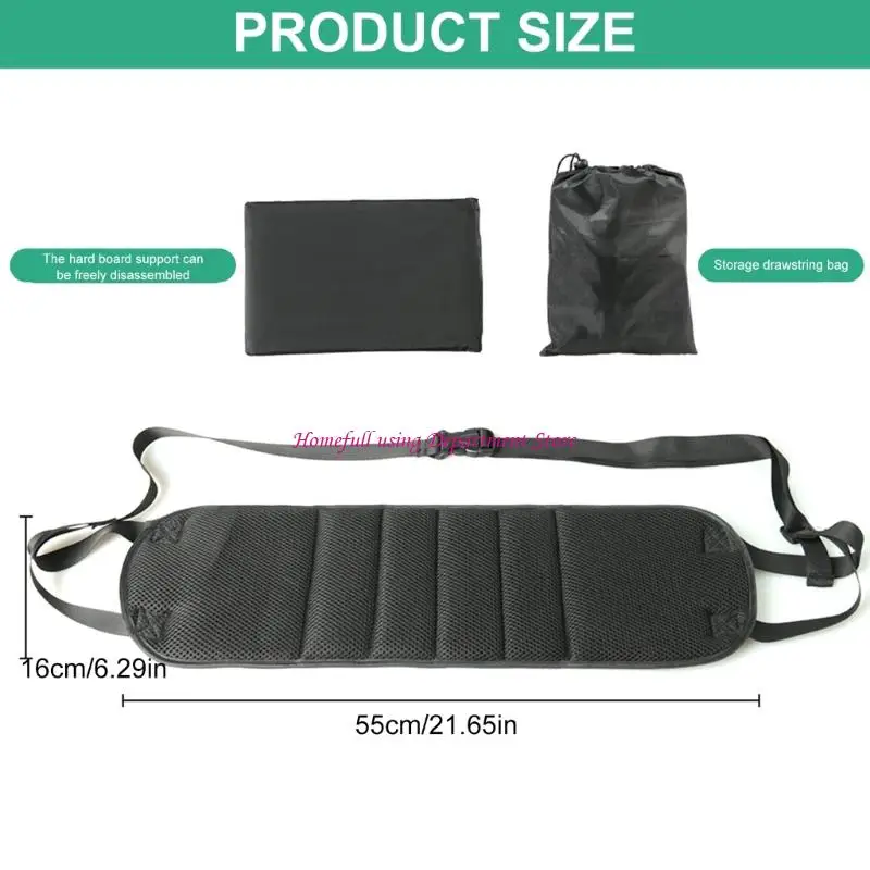 

Foldable Foot Hammock Removable Cushion Pad For Flight Relaxation Travel Comfort