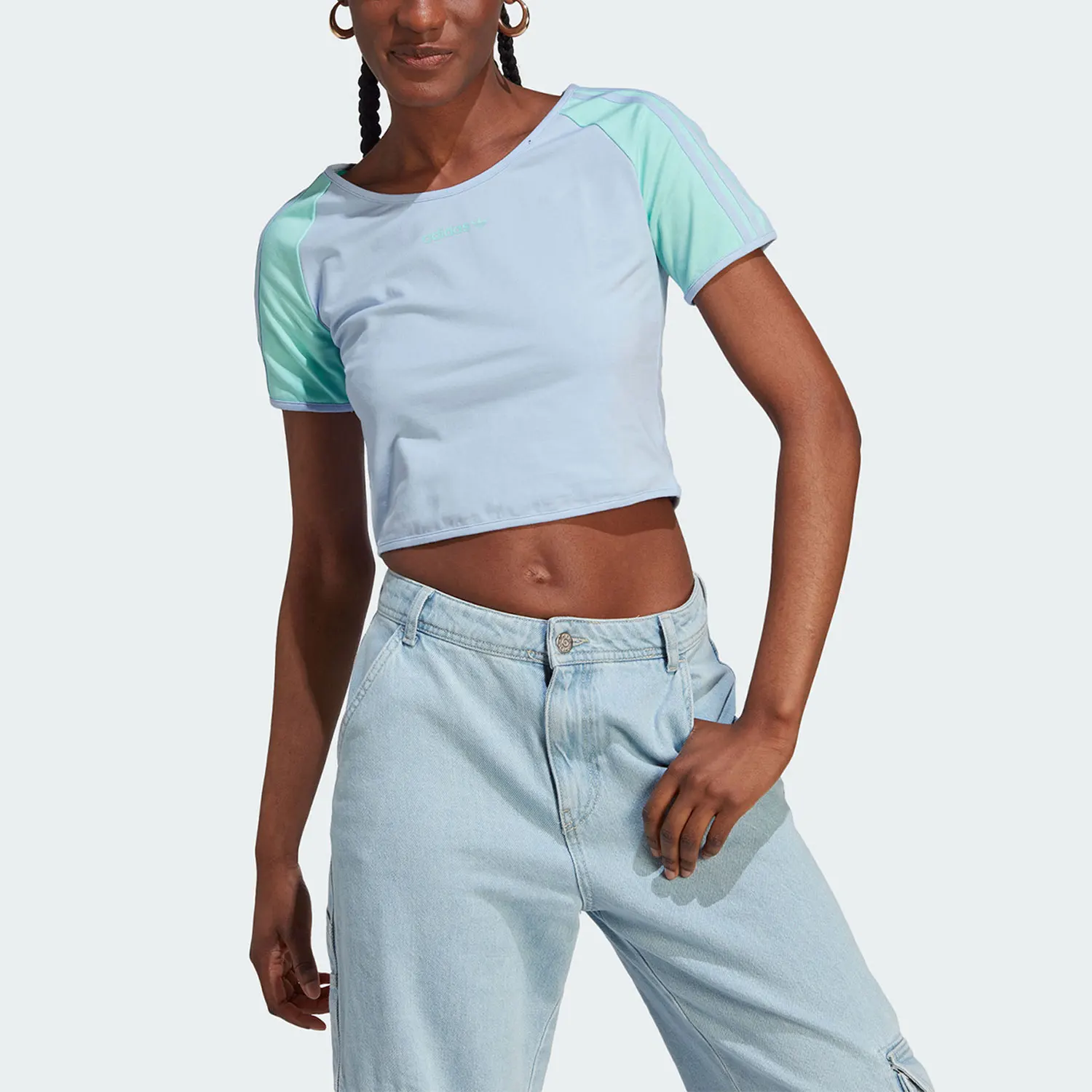 

Adidas genuine clover summer women's new breathable sports T-shirt IT8154