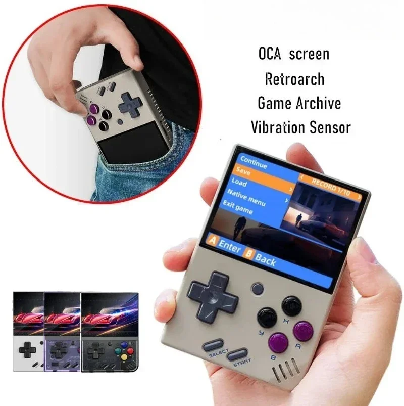 Mini plus + open source handheld, retro PSP arcade handheld game console, nostalgic model