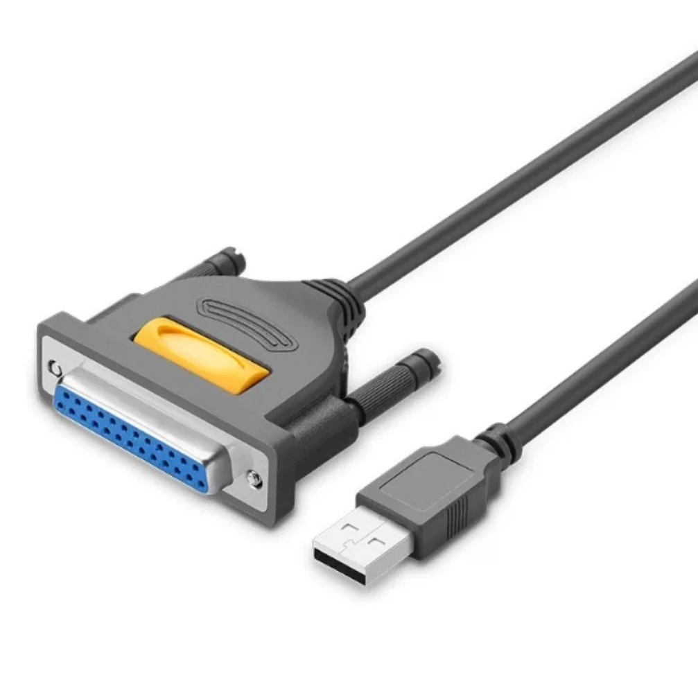 USB to DB25 LPT Female Extended Cable For Old Printer