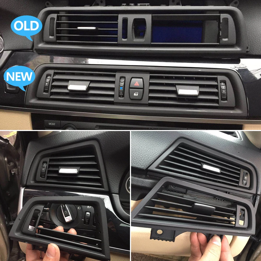 LHD RHD Central/Left/Right Air Conditioner AC Vent Outlet Grille Panel For BMW 5 Series F10 F11 F18 520i 523i 525i 528i 535i