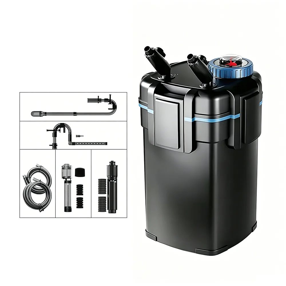sttl Sensen Freshwater Fish Tank Filter Bucket Three-in-One Ultra-Quiet Water Purification Circulation External Filter for Aquar