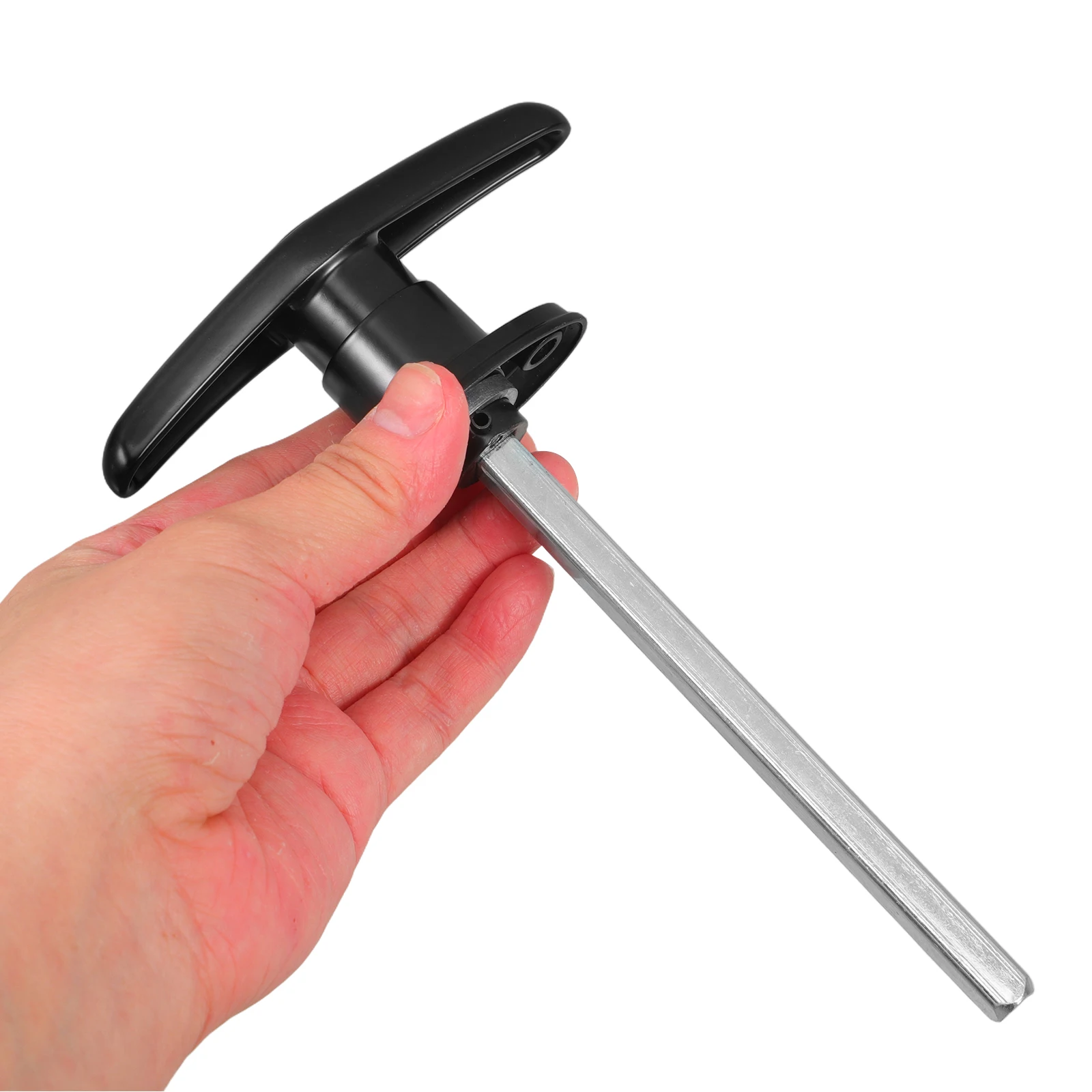 

T-Handle Lock Alloy Coated Weather Resistant For Garage Shed Barn Doors Long Shaft Keyed Exterior Hardware Accessory