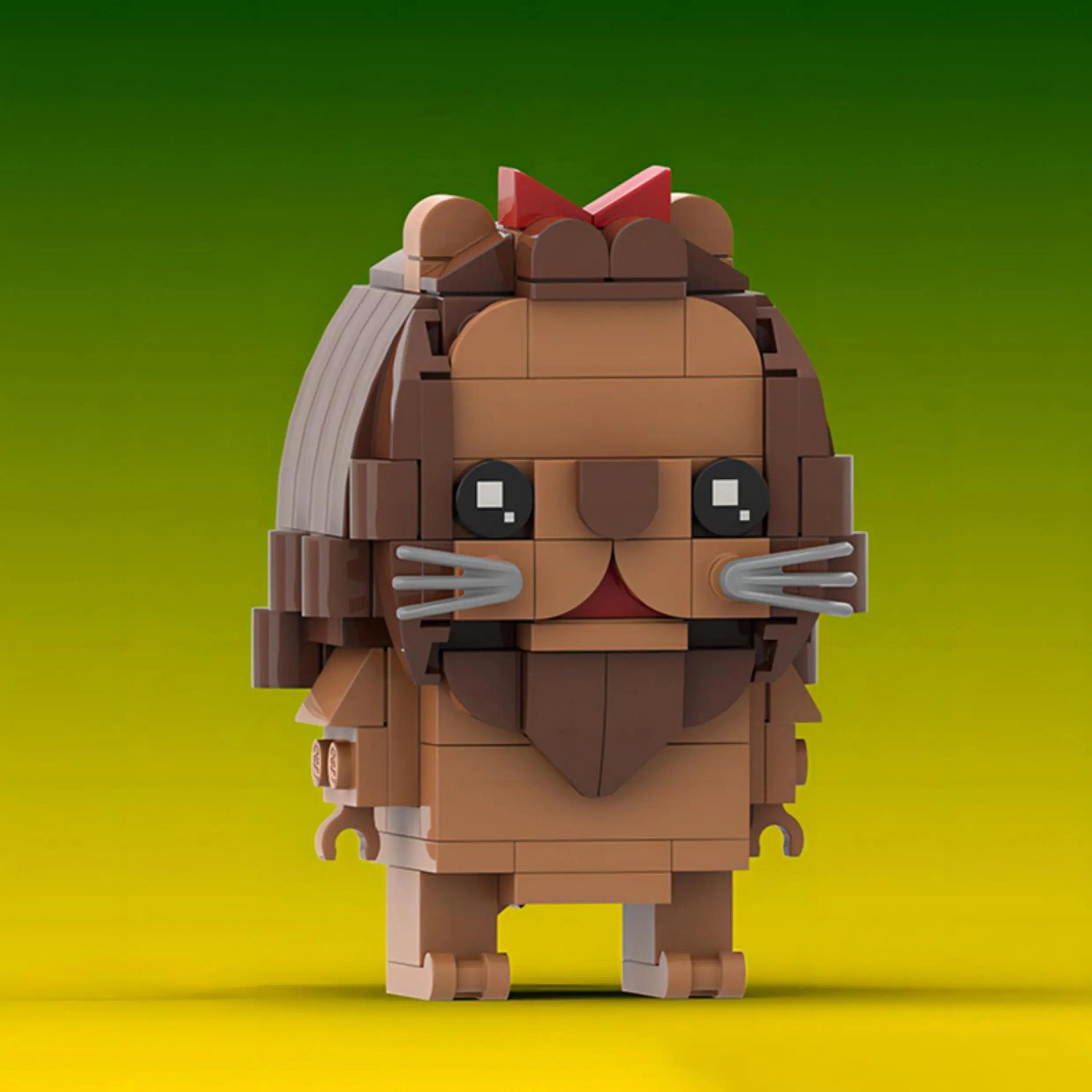 Märchenreise MOC Bricksheadz Bausteine Gelber Straßenabenteuer-Charakter DIY Mini-Bausteine Sammlermodell Spielzeug Geschenke – Detail 6