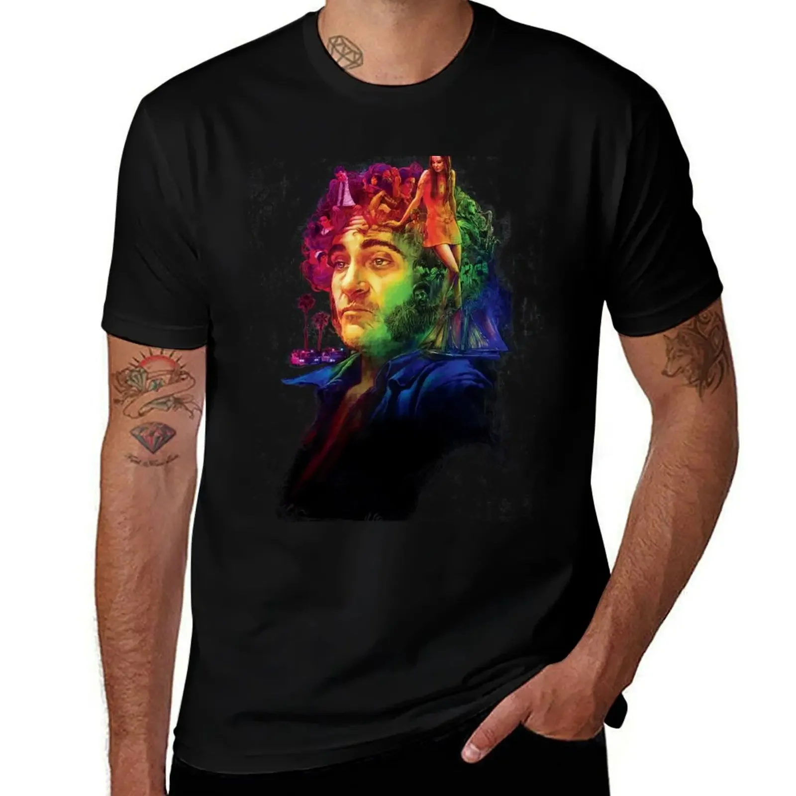 Inherent Vice' T-Shirt cotton man t-shirts tops custom t-shirts T-shirt men