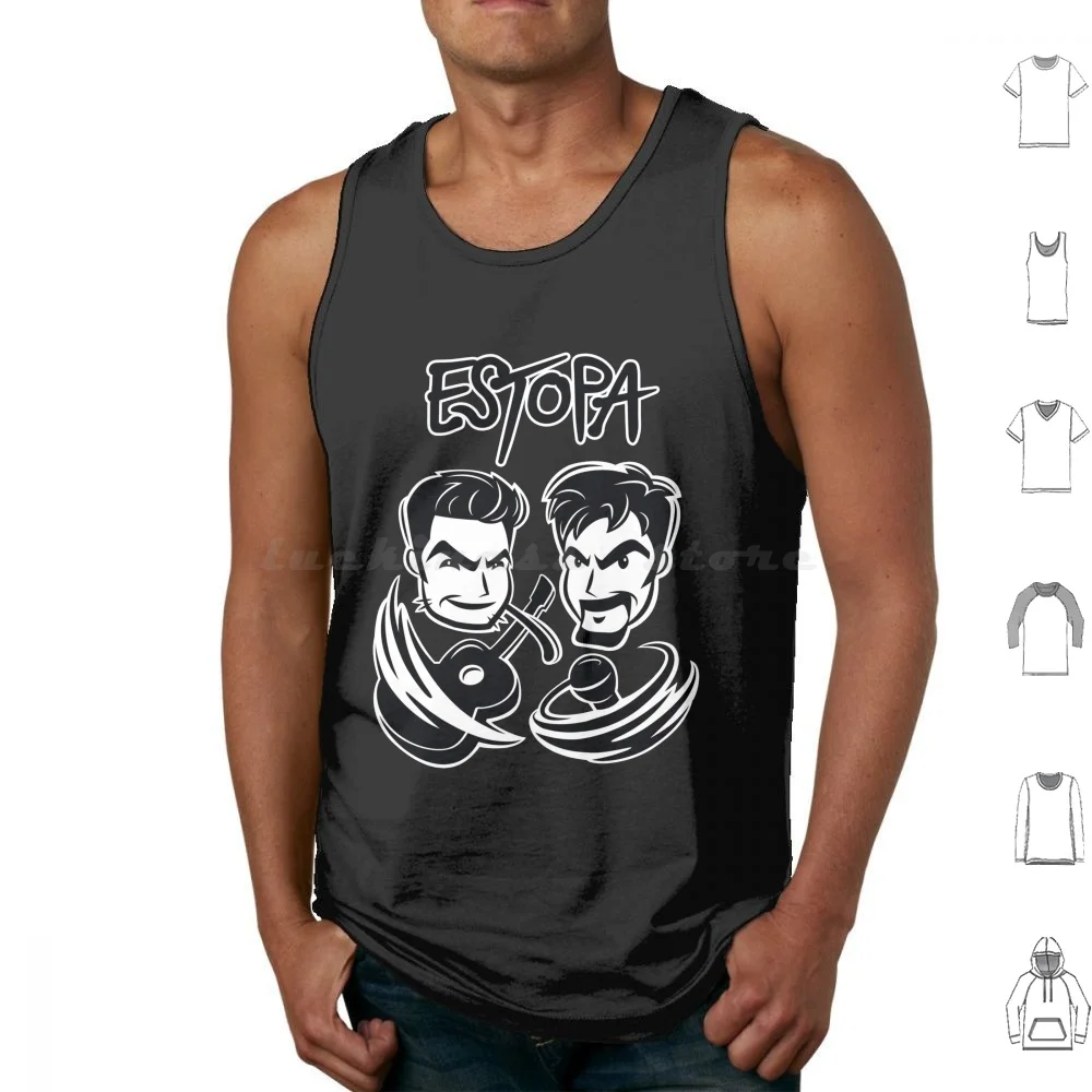 Estopa : 25th Anniversary Cartoons. Tank Tops Vest Sleeveless Estopy Tow Estopia David Mu ? Oz Jose Mu ? Oz Guitar