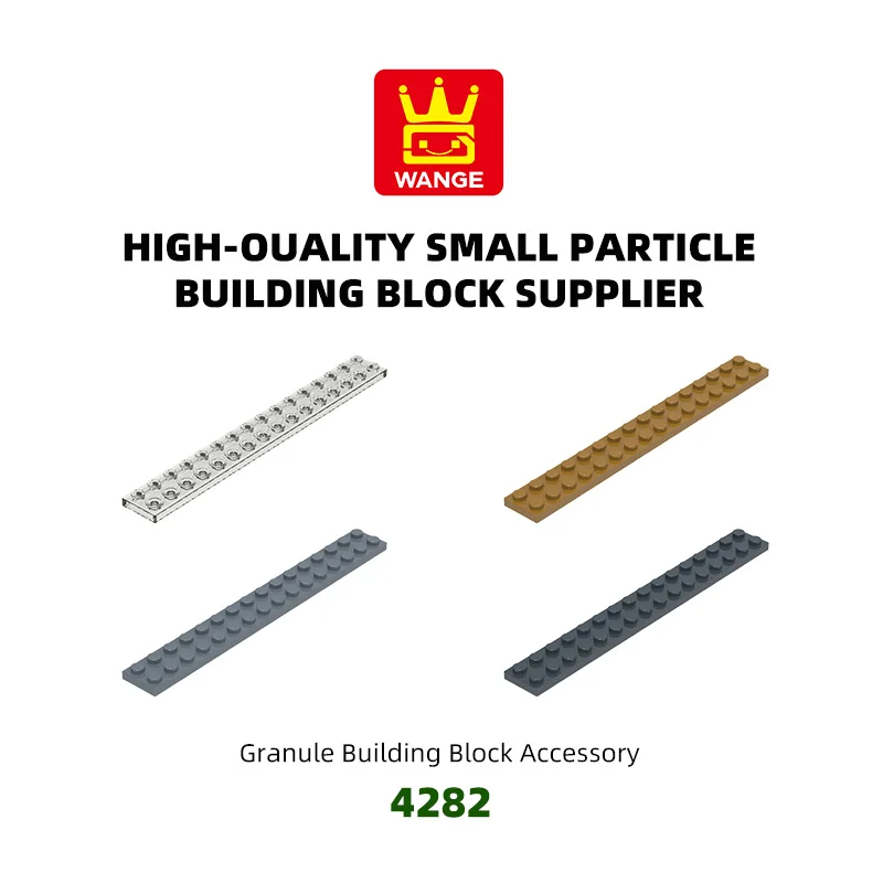 

WANGE 17Pcs/Lot 4282 Short 2*16 Hole Building Blocks Moc Color Accessories Compatible with Brick DIY Spare Parts Toy Gift