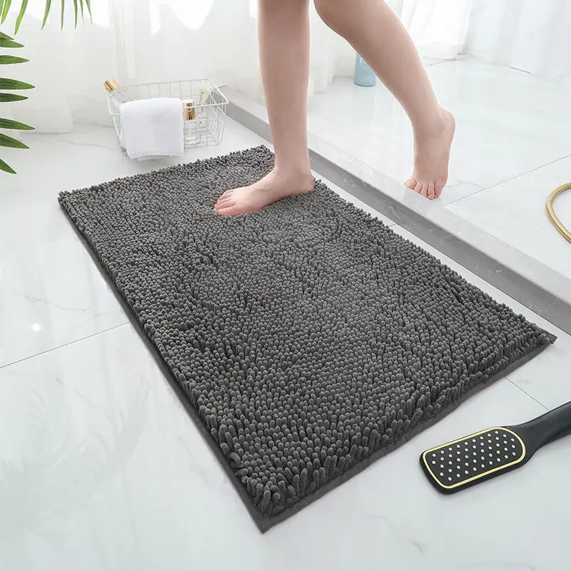 Machine Washable Thicken Bathroom Absorbent Foot Pad High Quality Home Hotel Decor Rug Simple Entrance Anti-fouling Floor Mats