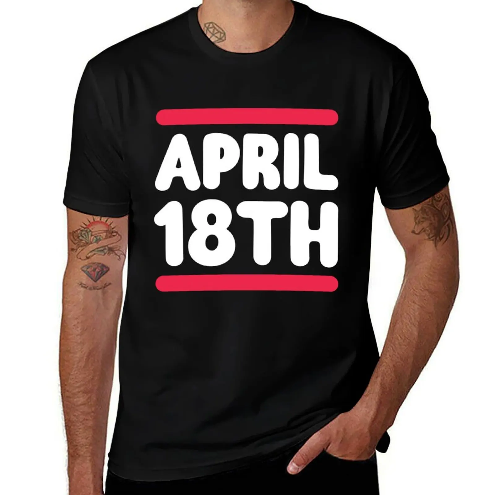 jim jefferies april 18 funny T-Shirt t shirts for man cotton T-Shirt