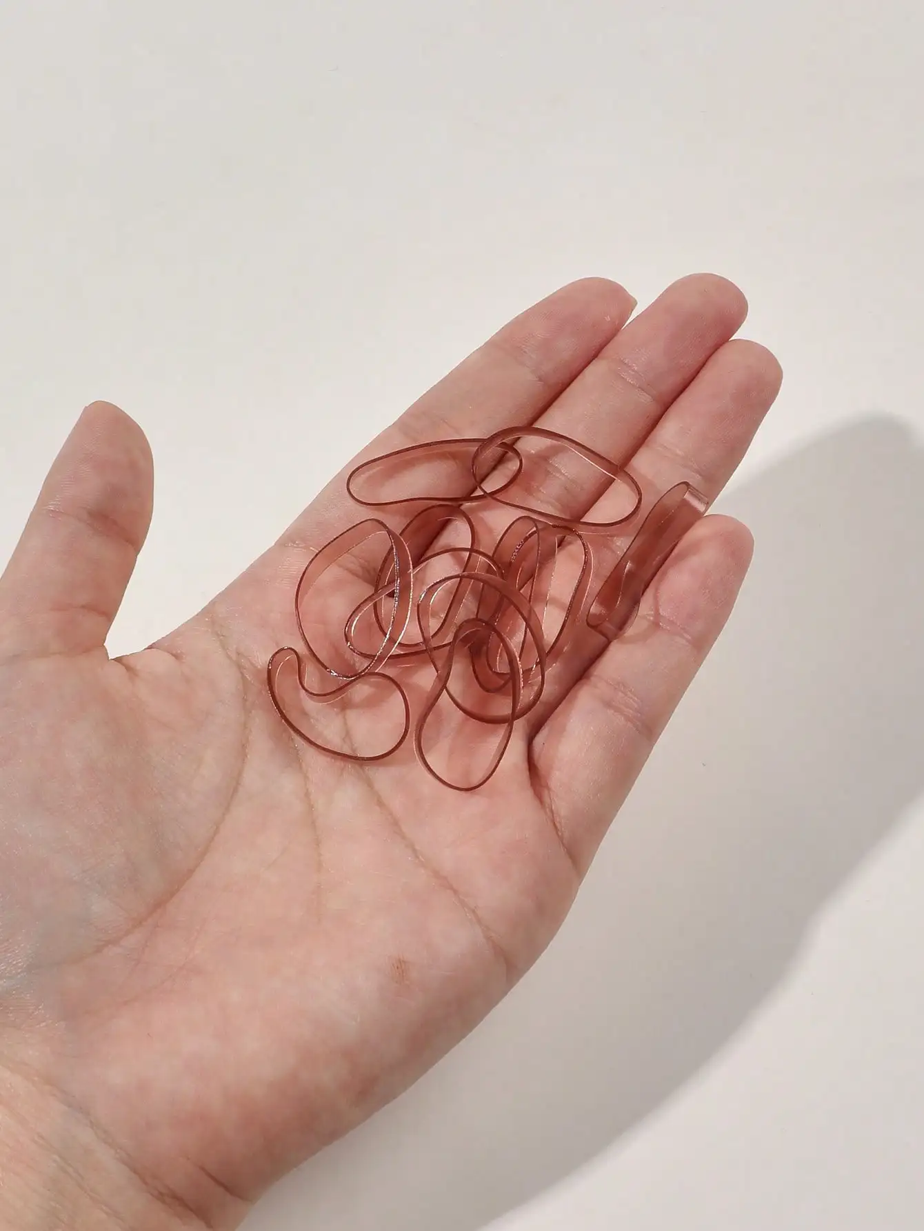 120/300/500 Stück mehrfarbige elastische Haarbänder, Gummibänder für dünnes, dickes Haar, kleine Haargummis, dehnbare Pferdeschwanzhalter – Detail 23