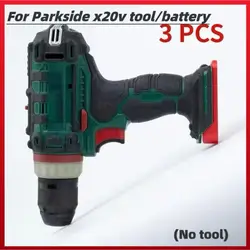3X For PARKSIDE 20V X-TEAM BATTERY HOLDERS MOUNTS STORAGE RED & For PARKSIDE BATTERY 14AWG Connecter Output Adapter PANEL MOUNT