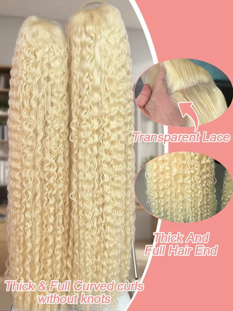 613 مجعد العسل شقراء الدانتيل الجبهة خصلات الشعر المستعار الإنسان فضفاض موجة عميقة 13x6 13 × 4 HD موجة المياه اللون الشفاف الدانتيل الباروكات الأمامية