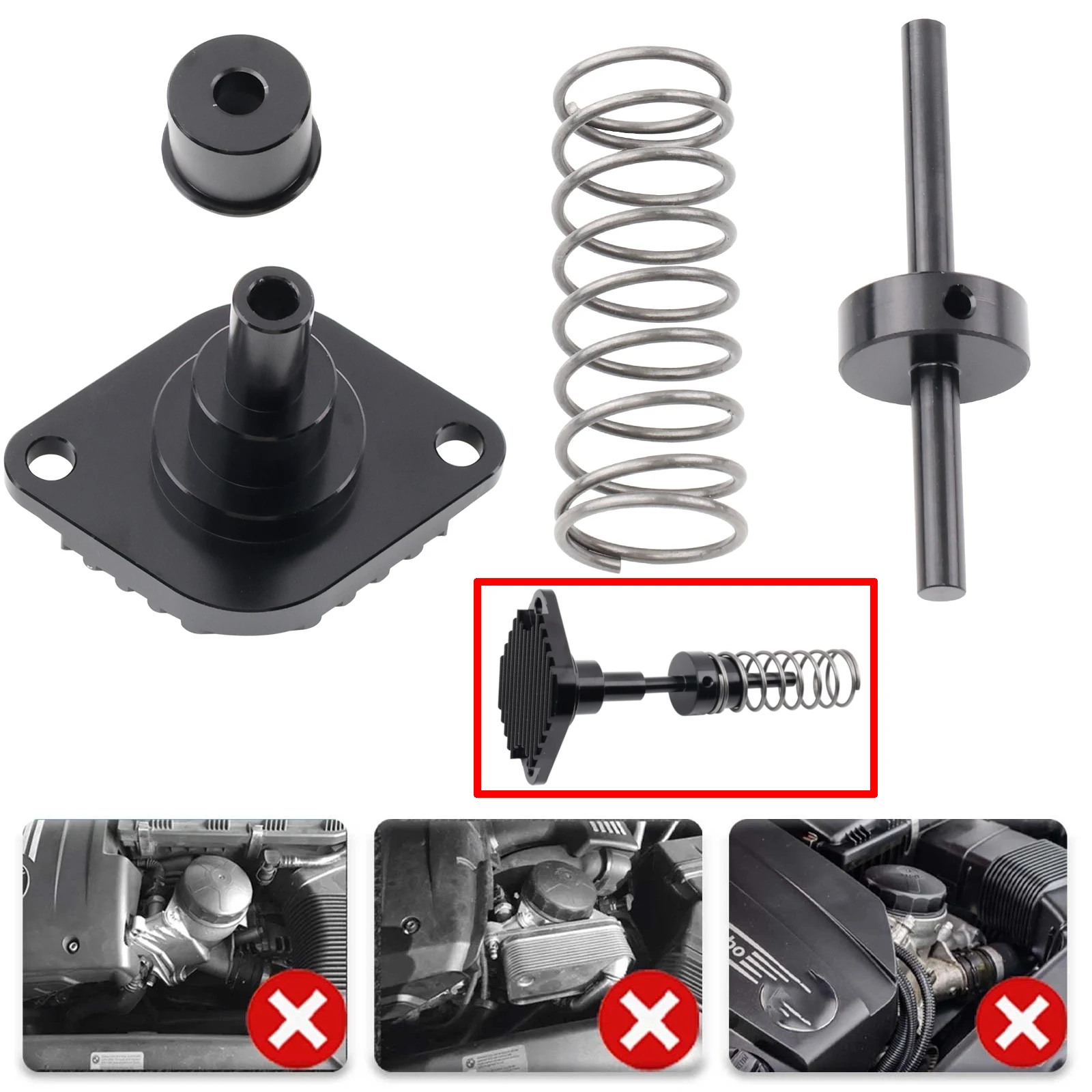 (Sport Oil Cooler Valve )Low Temperature Thermostat Parts For BMW E82 Coupe 135i /1M N54 / N55 For E88 Convertible 135i N54