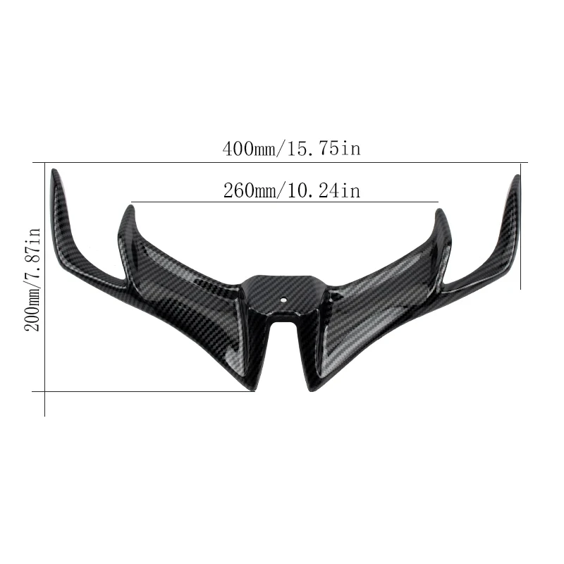 Motorcycle Front Fairing Winglet Wing Spoilers  Practical Aerodynamic Features For YAMAHA R15 V3 2017 2018 2019 2020 2021