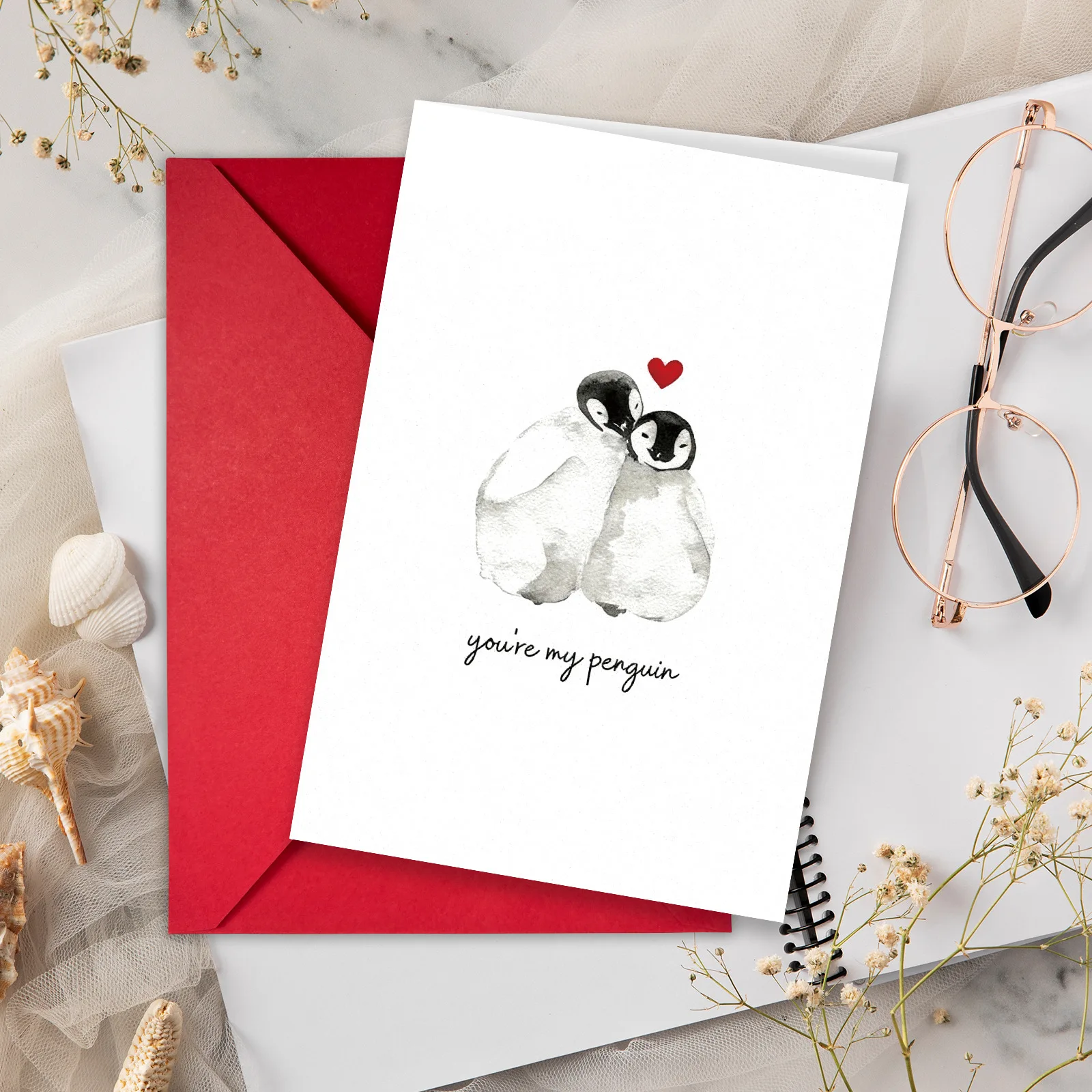 Tarjeta de felicitación romántica de por vida para pareja, con promesa de lealtad, confesión significativa y compromiso romántico.