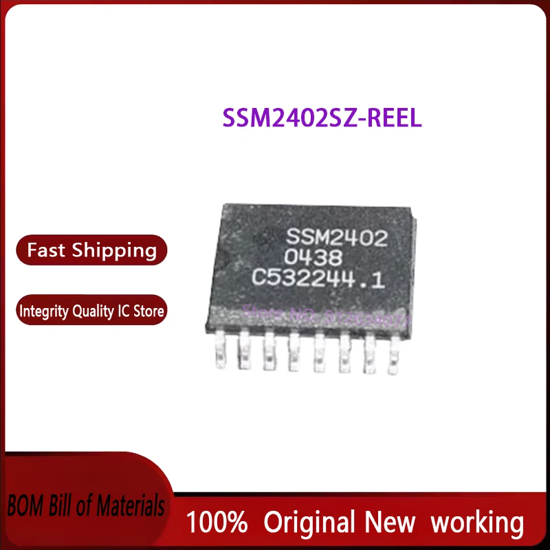 

Новые и оригинальные 5 шт. SSM2402SZ-REEL SSM2402S SSM2402 SOP16