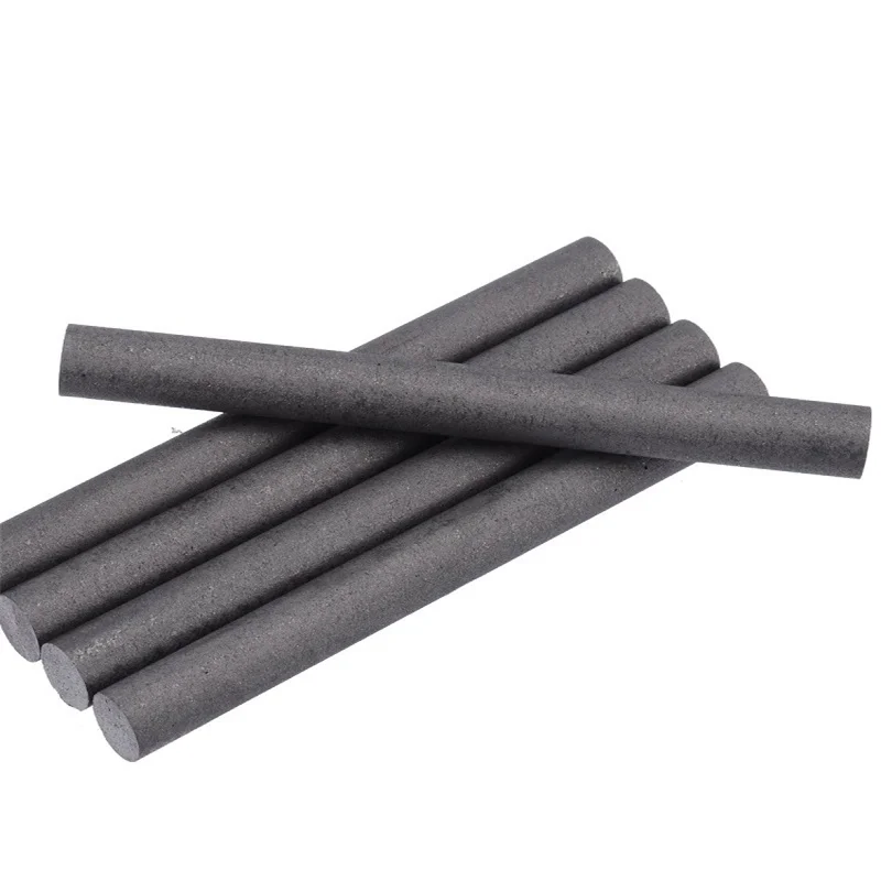 Diameter 3-50MM Length 100mm 99.99% High Purity Black Graphite Rods Graphite Electrode Cylinder Rods Melting Gold Silver Tools