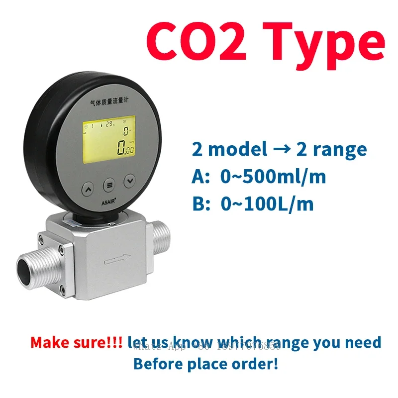 AMS2106 Thermal Mass Gas Flow Meter Compressed Air Oxygen Flow Meter Replaces MF5706