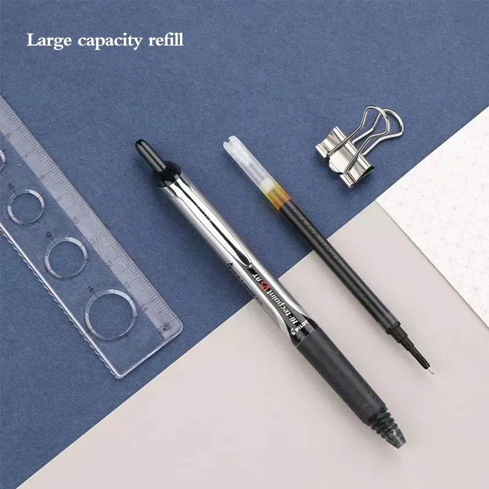 Imagem -04 - Piloto Gel Pen Refill Bxs-v5rt 0.5 mm Bxrt-v5 Grande Capacidade Student Papelaria Acessórios de Escritório Japão 12 Pcs 24 Pcs