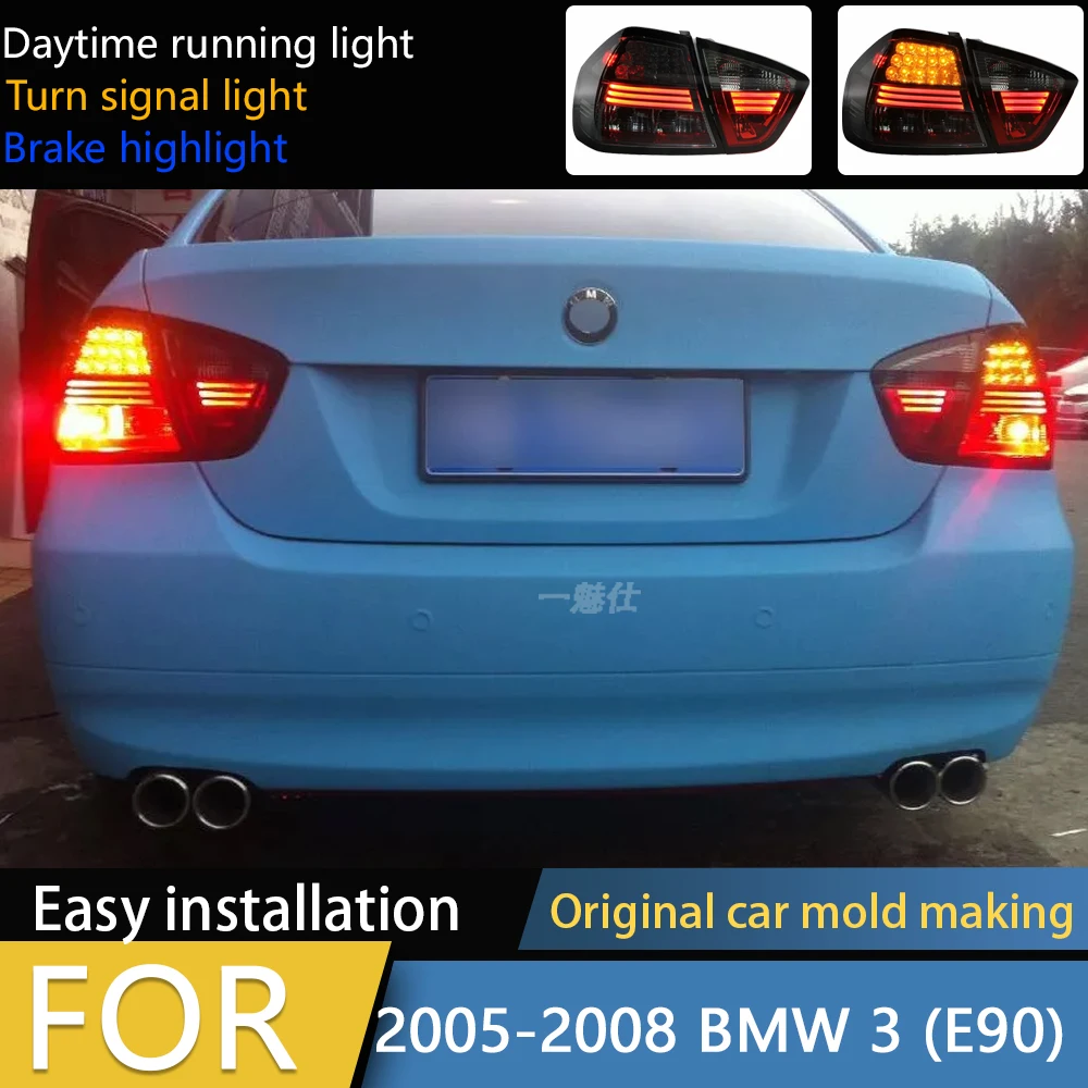

Для BMW 3 серии E90 2005-2012 гг. Задний фонарь в сборе 318i 320 325 Модифицированные новые светодиодные задние фонари Аксессуары для автомобильных фонарей