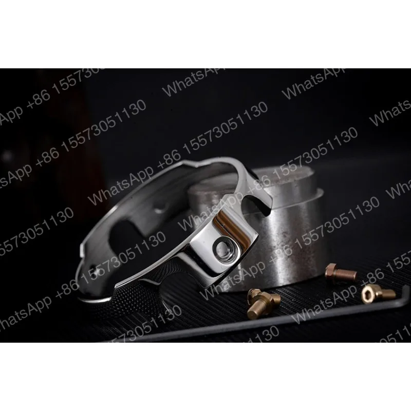 Modified Accessories SNJ025P1 SNJ027P1 Diving Watch Light Tank Stainless Steel Substitute Guard Ring Size 47.7mm