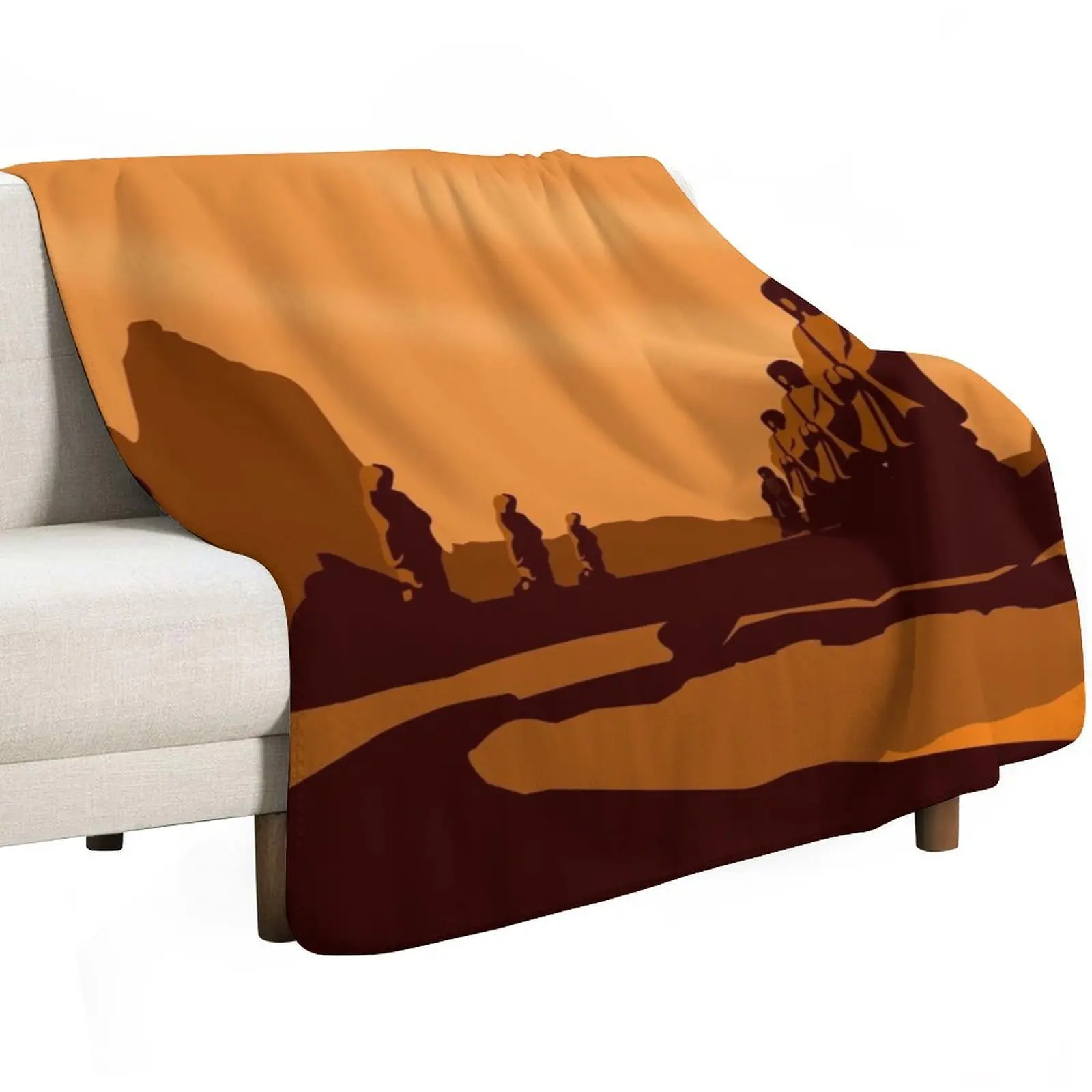 Vulcan Travel Poster Throw Blanket For Decorative Sofa Camping Hairy Personalized Gift Extra Large Throw Weighted Blankets