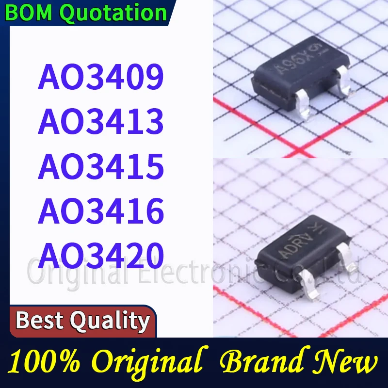 

20pcs/lot AO3409 AO3413 AO3415 AO3416 AO3420 In stock Original High quality