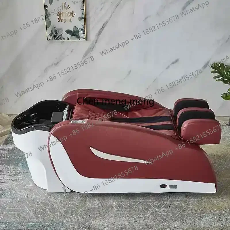 Q181 Smart Electric Massage Shampoo Chairs Barber Shop Stylist Comfort Shampoo Chairs Equipment Salon Furniture Sillas Shampoo
