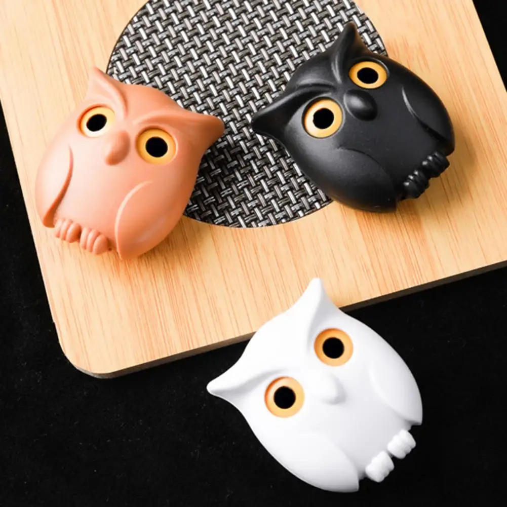 Key Hook Novelty Magnetic Owl Key Holder Easy Installation Wall-mounted Organizer Hook for Home Hallway