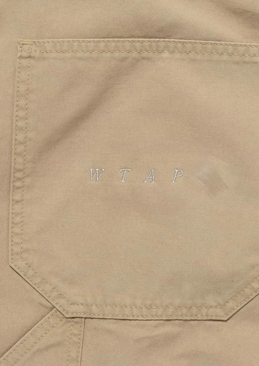 WTAPS 26SS Men's Washed Vintage Workwear Shorts Embroidered Loose Fit Casual Japanese Streetwear Short Pants
