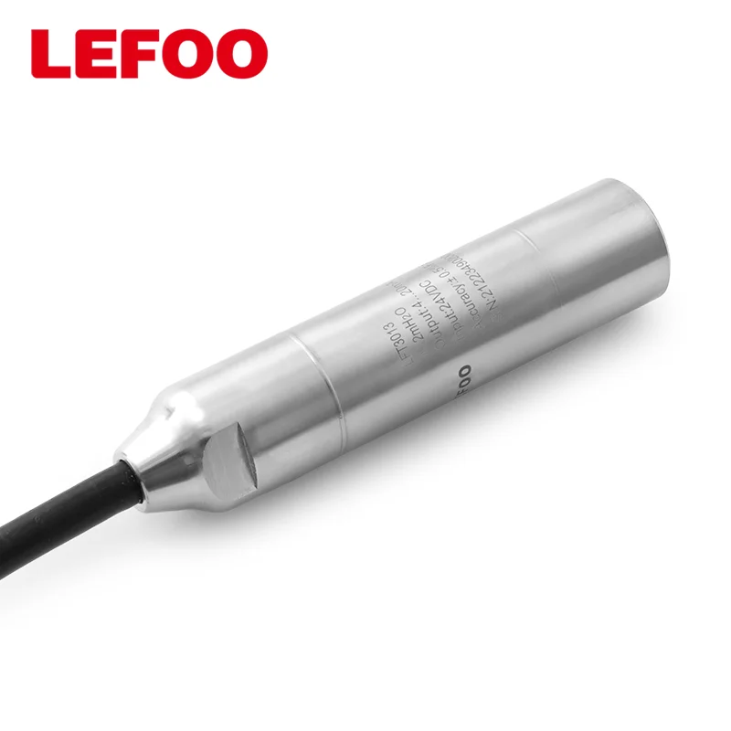 LEFOO Submersible Liquid Level  Transmitter 5V DC Power Supply Wireless Liquid Level Sensor for tank