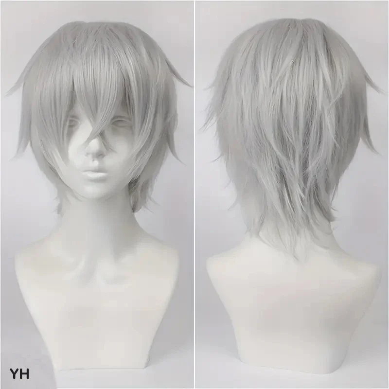 شعر مستعار قصير للجنسين مع الانفجارات |   شقراء اللون الرمادي الأرجواني |   شعر مستعار لوليتا لحفلة الهالوين #6