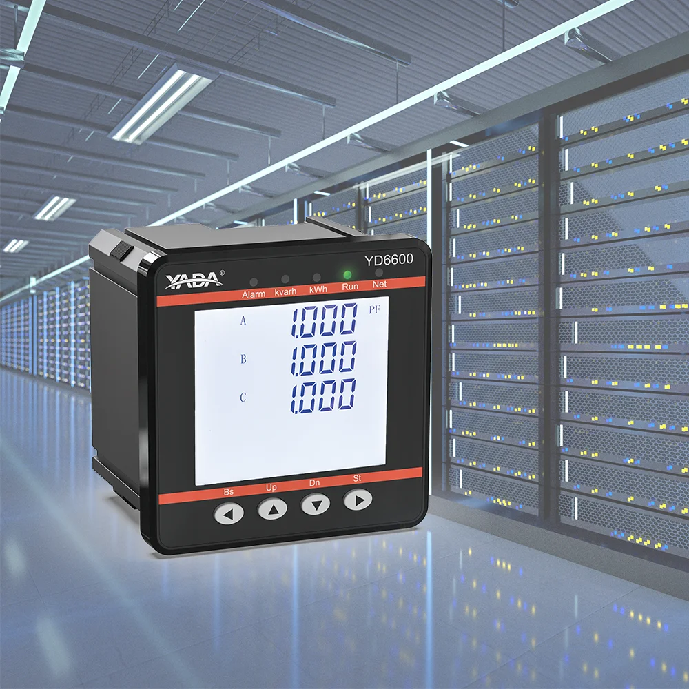 YADA YD6600-N Series Three-Phase Multifunction Smart Power Meter RS485 Communication TCP/IP Network Panel Meters
