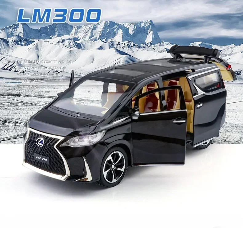 

House Decoration LM300h Premium MPV Simulation Exquisite Diecasts & Toy Vehicles CheZhi 1:24 Alloy Collection Model Metal Car