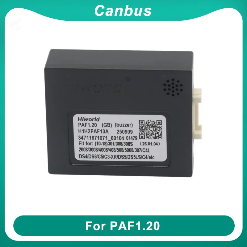 Car Radio CANBUS Decoder For PAF1.20 Stereo Wiring Harness Steering Wheel Control Adapter