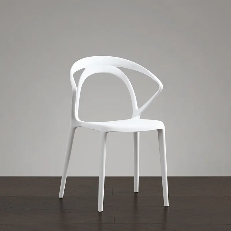 Simple modern plastic chair Nordic home restaurant hotel chair