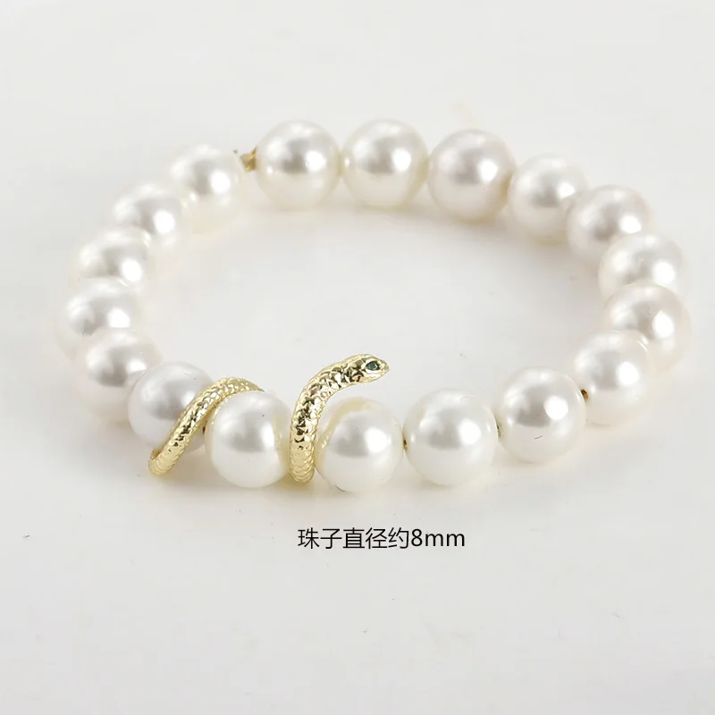 14k Real Gold Color Retention Serpentine Winding Bead Spacer DIY Handmade Bracelet Necklace Beaded Material Accessories